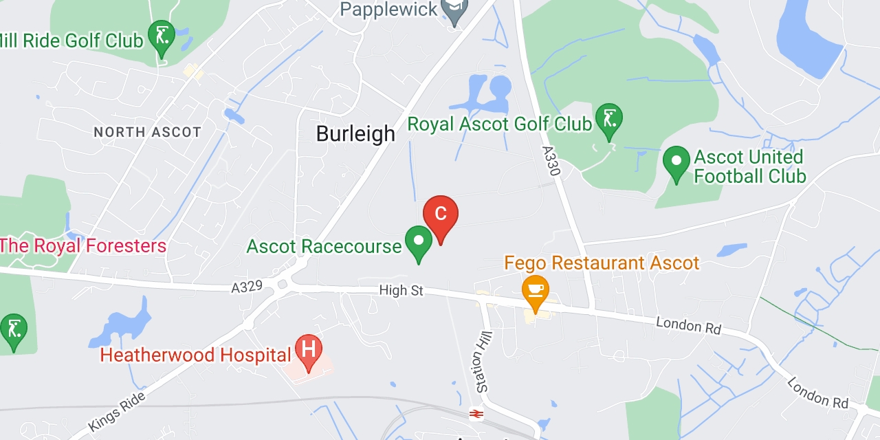 Map showing location of High Street, Ascot, Berkshire, SL5 7JX