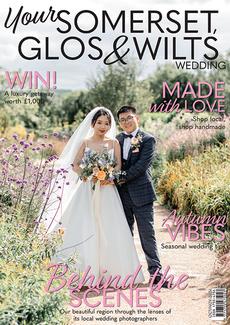 Cover of the October/November 2024 issue of Your Somerset, Glos & Wilts Wedding magazine